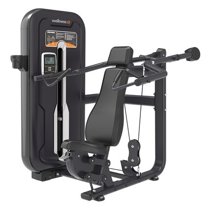 Shoulder Press (Desenvolvimento De Ombro) Profissional Nivus Preto 70kg Wellness - EM387 EM387