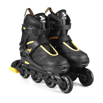 Patins Inline Regulável Tamanho 33-36 M Preto Atrio - ES306OUT [Reembalado] ES306OUT