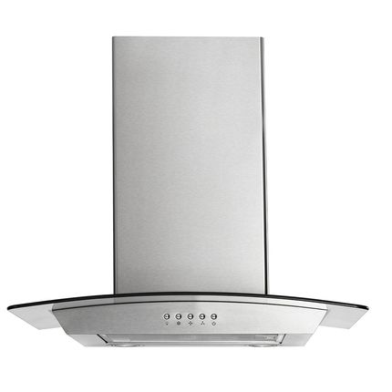Coifa de Vidro Multilaser 220V Inox 234W 60cm 2 Lâmpadas de LED 3 Níveis de Sucção e Indicado para Fogões de até 4 Bocas - CE068 CE068