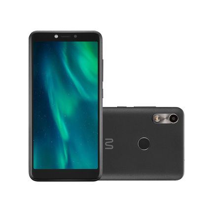 Smartphone Multilaser F 3G 32GB - 5.5 pol. Dual Chip 1GB RAM - 5MP + 5MP Android 9.0 (Go edition) Quad Core - Preto - P9130 P9130