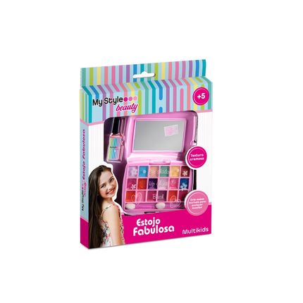 Estojo de Maquiagem Infantil My Style Beauty Estojo Fabulosa +5 Anos Multikids - BR1331 BR1331