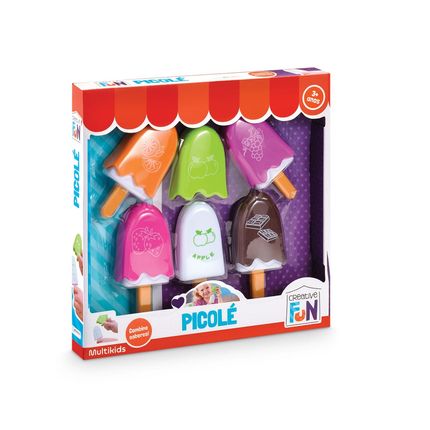 Creative Fun Picolé Indicado para +3 Anos Colorido Multikids - BR644 BR644