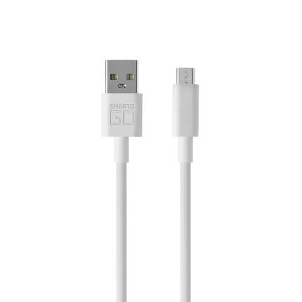 Cabo Micro USB 2M Branco Smartogo – WI439 WI439