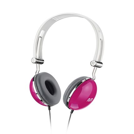 Fone de Ouvido Headphone Vibe Design Retro P2 Rosa Multilaser - PH055 PH055