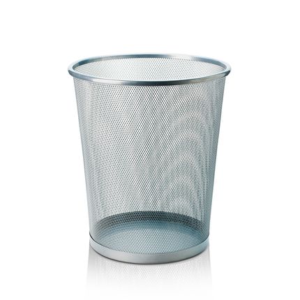 Cesto p/ Lixo 12 Litros Aramado Prata Keep - EI089 EI089