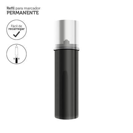 Refil Para Marcador Permanente 3.5ml Preto c/ 12 Unidades Keep  - MR012 MR012