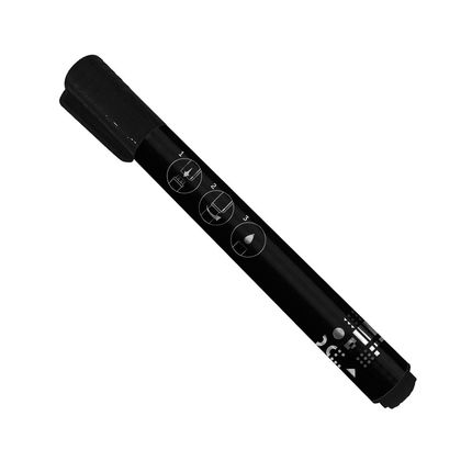 Pincel Marcador Permanente Recarregável Tinta Preto Caixa c/ 12 Unidade Keep - MR042 MR042