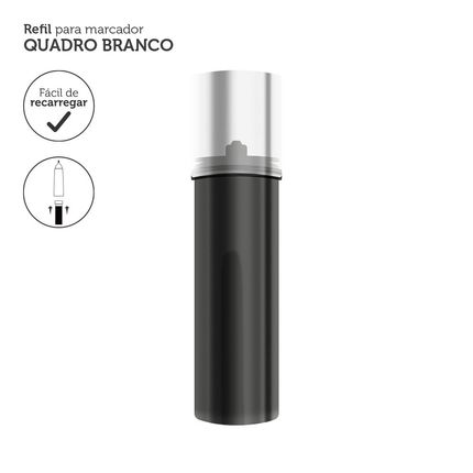 Refil Para Marcador de Quadro Branco 12 Unidades Preto Keep - MR006 MR006