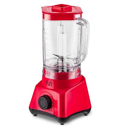 Liquidificador Turbo Multi Home Vermelho 600w-127v   - LQ613 LQ613