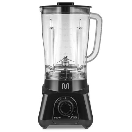 Liquidificador Turbo Preto 600w-220v  Multi Home - LQ612 LQ612