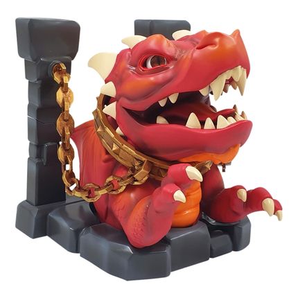 Brinquedo Fantoche de Plastico Dragão Zinder com Som e Animação Vermelho Multikids - BR2265 BR2265