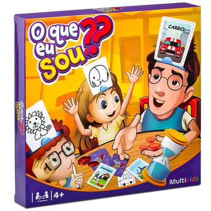 Jogo O Que Eu Sou 60 peças Multikids - BR1772 BR1772