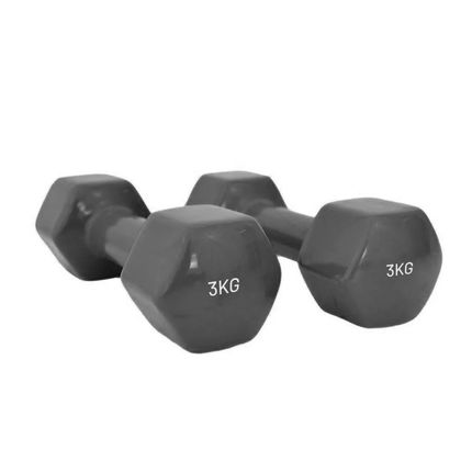 Par Halteres Vinil Hexagonal 3,00 Kg (Total 6,00 Kg) - WK094 WK094
