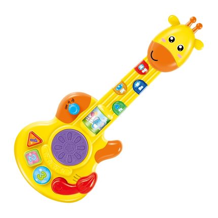 Guitarra Girafa Com Luz e Som Primeira Infância - Multikids BR2172 BR2172