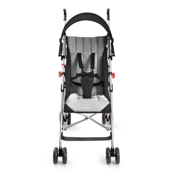 Carrinho De Bebê Guarda-Chuva Venice 6M-15kg Multikids Baby Preto/Cinza - BB338OUT [Reembalado] BB338OUT