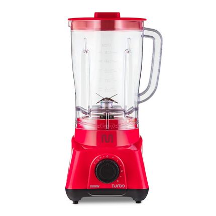 Liquidificador Turbo Vermelho Multi 800W-220V 2,3L Potência e Estilo na Sua Cozinha - LQ794 LQ794