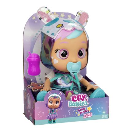Boneca Cry Babies Stars Jane Olhos Brilham Multikids - BR2240OUT [Reembalado] BR2240OUT