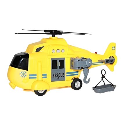 Helicóptero de Brinquedo De Resgate Com Luz e Som - Multikids - Br2232OUT [Reembalado] BR2232OUT