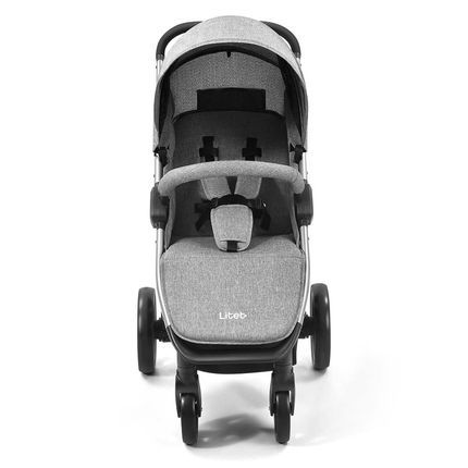 Carrinho Passeio Bliss 0-15kgs Preto com Cinza Litet - BB368 BB368