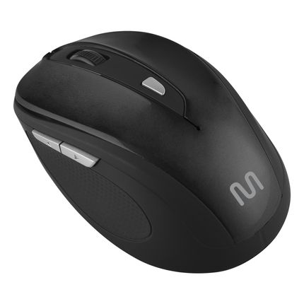Mouse Com Fio Comfort Conexão USB 1600dpi Ajustável 6 Botões Textura Emborrachada Preto Multi - MO241 MO241