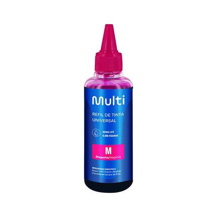 Refil de Tinta Compatível Universal Para Epson HP Canon 100ml Magenta - RF019 RF019