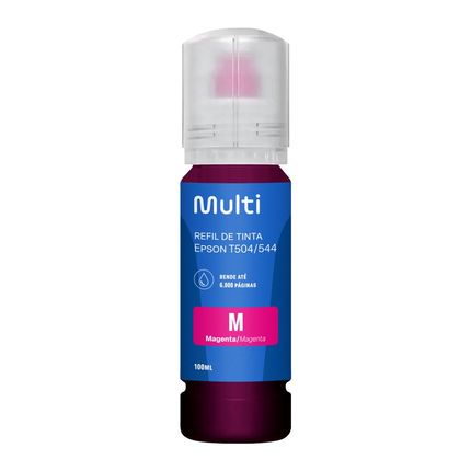 Refil de Tinta p/ Impressora Epson T504/T544 100ml Magenta Multi - RF029 RF029
