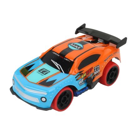 Carrinho De Corrida Turbo de Controle Remoto Laranja - BR2289 BR2289