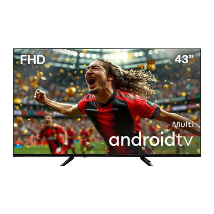 Smart TV DLED 43 Full HD Multi Essencial Android 11 3HDMI 2USB TL092E
