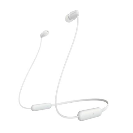 Fone de Ouvido Bluetooth Intra Auricular Sony Branco - WIC200WCUC WIC200WCUC