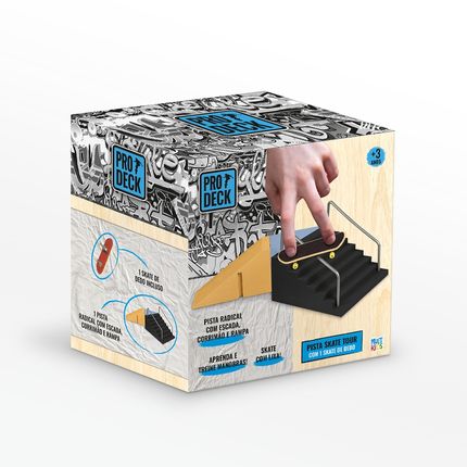 Pista de Skate de Dedo c/ 1 Skate Multikids - BR1802 BR1802