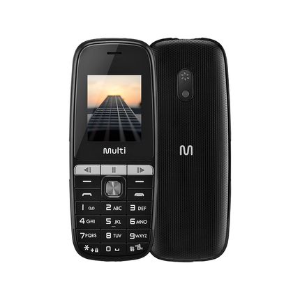 Celular Multi Up Play 2G Dual Chip Mp3 Com Câmera Preto - P9076 P9076