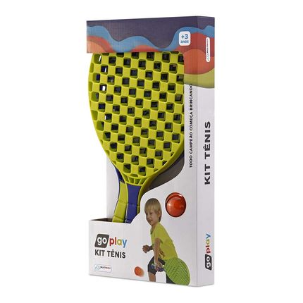 Go Play Kit Tênis com 2 Raquetes e Bolinha Multikids - BR949 BR949