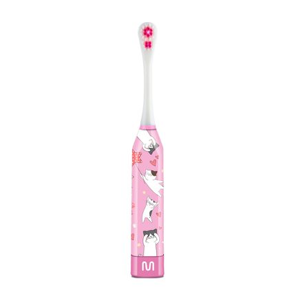 Escova Elétrica Infantil Kids Health Pro Gatinhos Multi Saúde - HC155 HC155