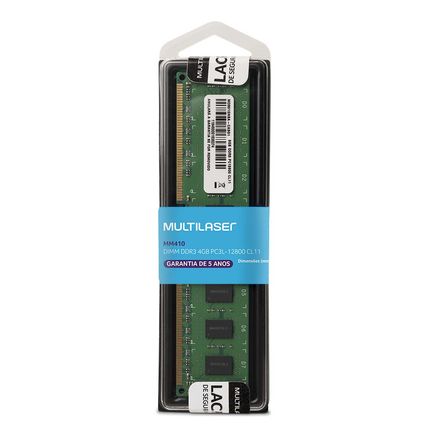 Memoria Multilaser Ddr3 Udimm 4gb 1600 Mhz - MM410 MM410