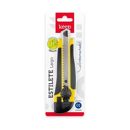 Estilete Largo Emborrachado Keep - EI172 EI172