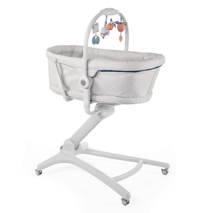 Berço Chicco Baby Hug 4 em 1 Regulável De 0 a 15kg Cinza - 8079173210610 8079173210610