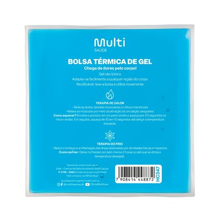 Bolsa Térmica Transparente em Gel Tam. P Multi Saúde - HC347 HC347