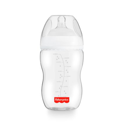 Mamadeira First Moments Clássica Neutra 330 ml +4 meses Fisher Price - BB1026 BB1026