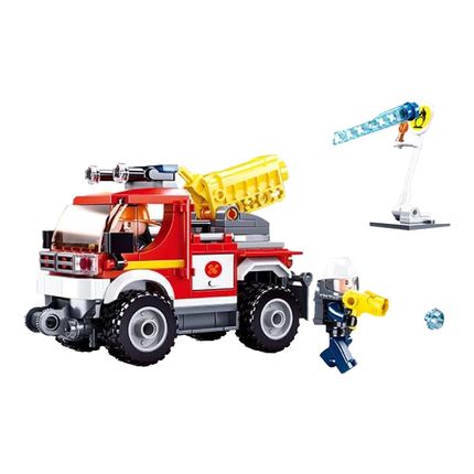Blocos de Montar Caminhão de Bombeiro 192 Peças Multikids - BR2306 BR2306
