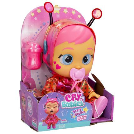 Boneca Cry Babies Stars Lady Multikids com Olhos que Brilham - BR2237 BR2237