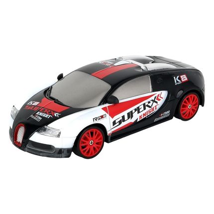 Carrinho de Corrida de Controle Remoto Drift x Vermelho e Preto Multikids - BR2417 BR2417