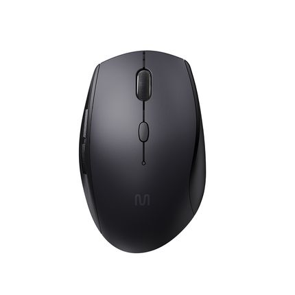 Mouse Sem Fio MS400 DPI Ajustavel 6 Botões e Clique Silencioso Preto Multi (Multilaser) - MO381 MO381