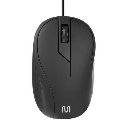 Mouse com Fio Multi (Multilaser) Wave Textura Emborrachada Cabo de 130cm - MO222 MO222