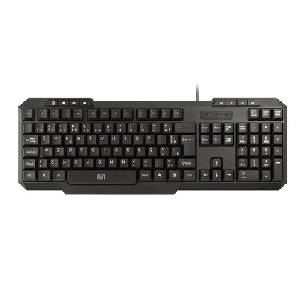 Teclado Com Fio Slim Multi (Multilaser) Resistente à Água com Conexão USB - TC206 TC206