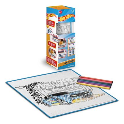 Tapete Mágico Acqua Para Colorir Hot Wheels Multikids - BR2387 BR2387
