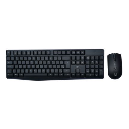 Kit Combo Teclado e Mouse Sem Fio Slim Multi (Multilaser) Conexão USB + Pilhas - TC270 TC270