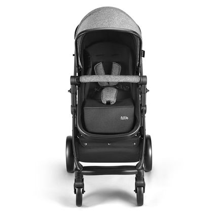 Carrinho de passeio para bebê Multikids 0-15kgs c/ berço Moises Beyond Cinza - BB429 BB429
