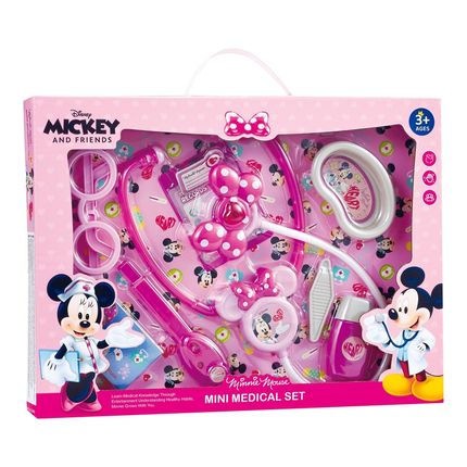 Kit Conjunto Meu Primeiro Consultório da Minnie com Acessórios de Médica Multikids - BR2183 BR2183