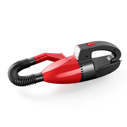 Aspirador de Pó Automotivo 1500pa 12v 60w Função Sólido e Liquido Com Mangueira Vermelho Multi - AU607 AU607