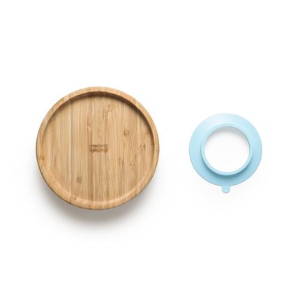 Prato Raso com Ventosa Bam N' Boo 6+M Azul Fisher Price - BB1170 BB1170